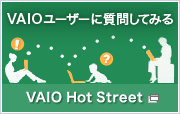 VAIO�桼�����˼��䤷�Ƥߤ� VAIO Hot Street